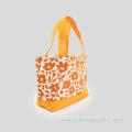 Orange Large Capacity Canvas Handbag